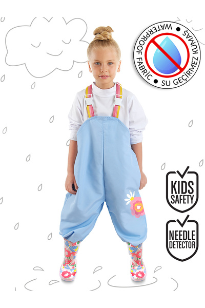 Denokids Floral Girl's Waterproof Rain Jumpsuit