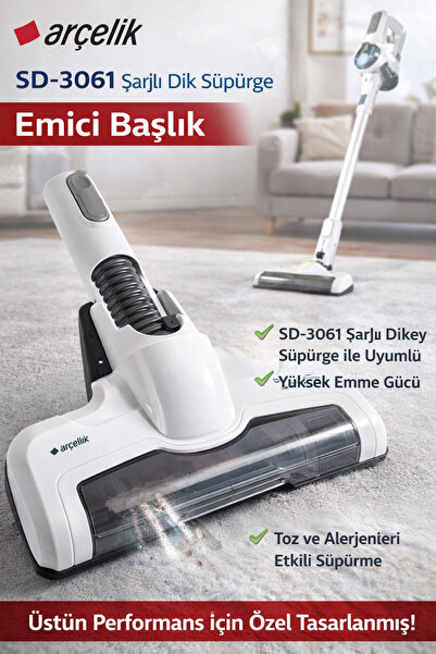 Arçelik 3061 Şarjlı Dik Süpürge Fırça Grubu