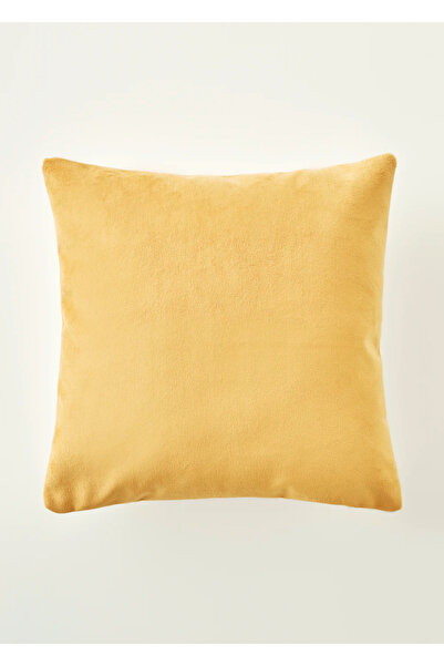 Bella Maison Luna Kadife Dekoratif Yastık Kılıfı Hardal (43x43 cm)