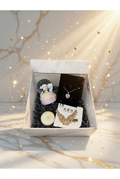 madewithlove Romantik Sevgililer Günü Hediye Kutusu – Gümüş Pembe Taşlı Kalp ...