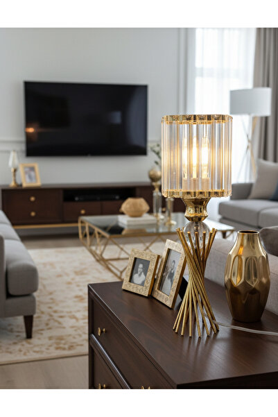 365GUNSERİSONU مصباح طاولة عاكس الضوء على شكل قبعة دائرية/مربعة من الحجر الكر...