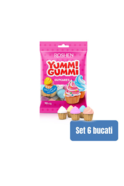 Roshen SET OF 6 - Yummi Gummi Muffins Assortment - 70g