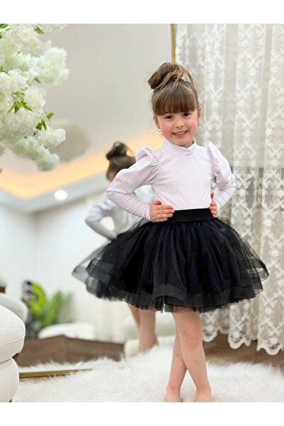 LULLY KİDS Costum Fusta Tulle Tutu Negru Fata 29 Octombrie 23 Aprilie Fusta