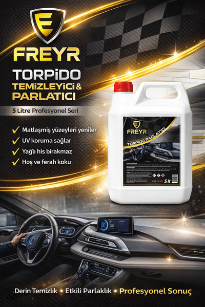 FREYR Torpido Parlatıcısı Temizleme ve Bakım Sütü 5KG ARABA,MOTOR VE TRAKTÖR