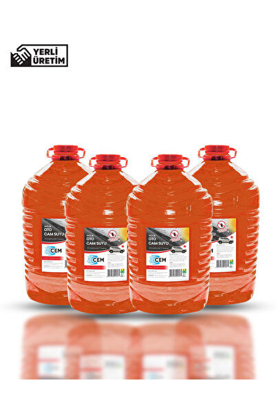 Genel Markalar Car Care Yazlık Cam Suyu 5 Lt 4'lü Avantaj Paket