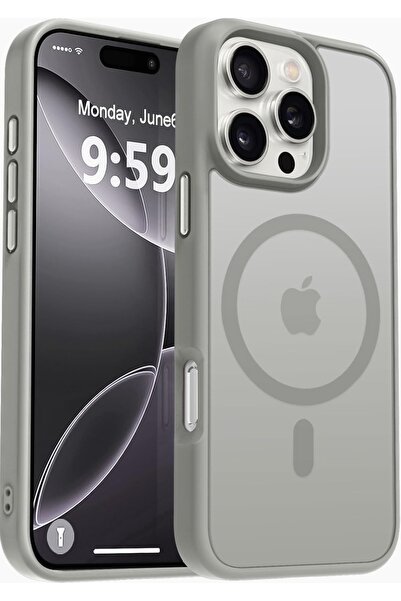 Delixa Güçlü Manyetik iPhone 13 Telefon Kılıfı, [Mag-Safe ile Uyumlu] [Askeri...