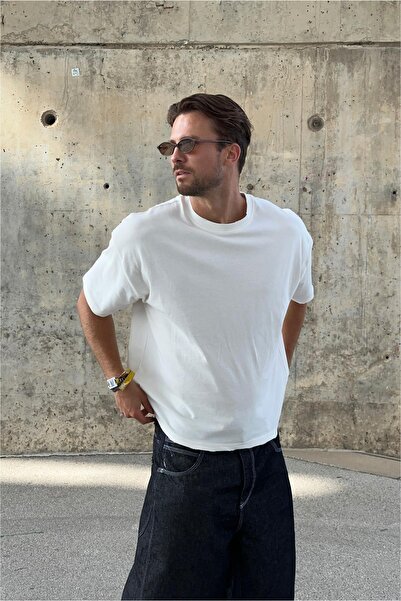 Pull & Bear تي شيرت مربع الشكل