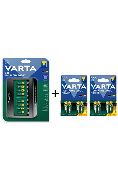Varta Pachet Incarcator Acumulatori LCD Multi Charger+ 57681 si 8 Acumulatori...