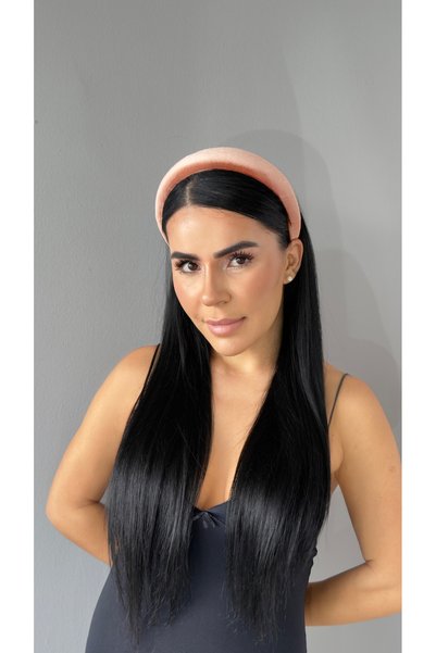 YOYYO Women's Crown Velvet Padded, Soft Hair Accessory