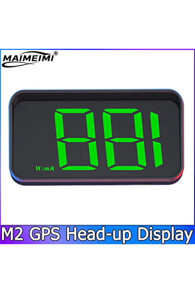 Choice شاشة عرض رأسية M2-GREEN M2 GPS HUD للسيارة، عداد سرعة عالمي بالكيلومتر...