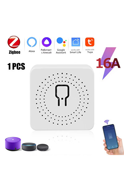 choice2 ZIGBEE 16A WiFi or Zigbee Tuya Smart Mini 2 Way Control Breaker Relay...
