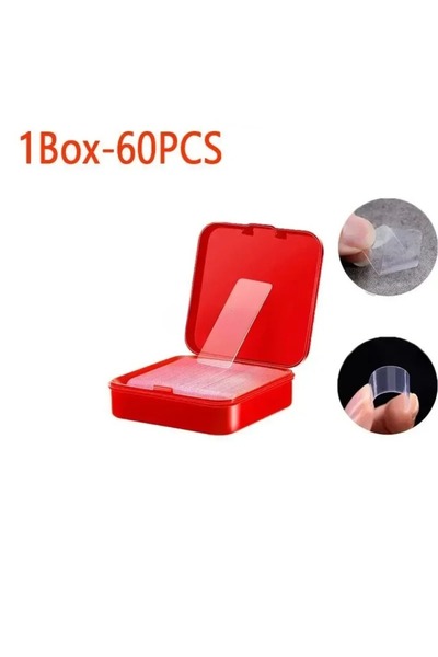Choice 60pcs with box Transparent double-sided adhesive tape, strong double-s...
