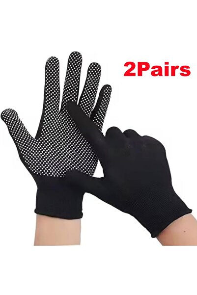 Choice قفازات بستنة سوداء مقاس واحد NL050، عبوتان (2-12 زوجًا)، مصنوعة من الن...