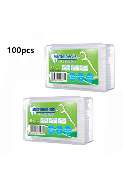 Choice C609-100pcs 50/100/200pcs High Tensile Strength Dental Floss Pick Bow ...