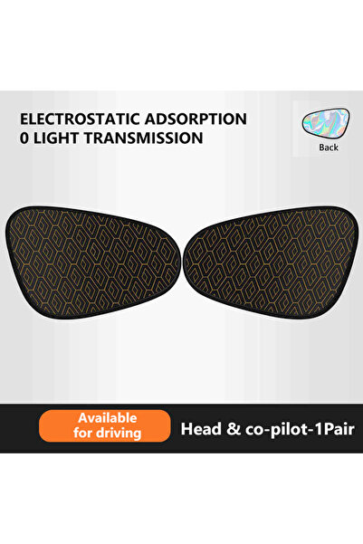 Choice قبعة بواقٍ شمسي الشحن الكهروستاتيكي، ستائر شمسية جانبية قابلة للطي مكو...