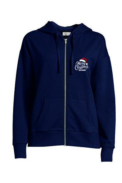 HOFFNUNG unisex Pamuk komad Oversize kroj "SREĆAN BOŽIĆ" Štampano Sa kapuljač...