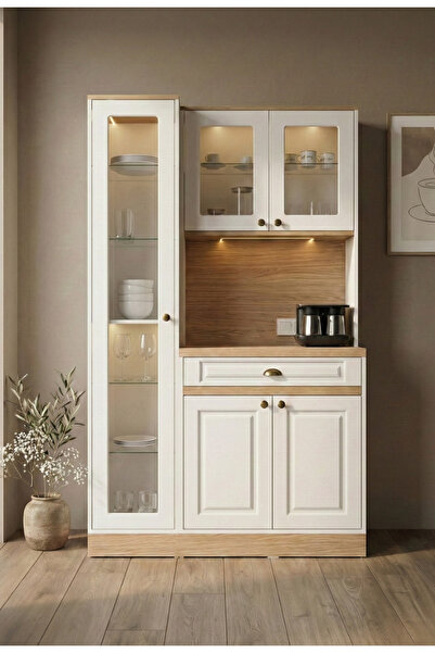 Avm 24 Mikel Masalı Kahve Köşesi Led Aydınlatmalı %100 Mdf Ücretsiz Montaj 12...