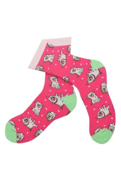 Flora Ανδρικές κάλτσες με σχέδιο σκύλου μπουλντόγκ - 41/44