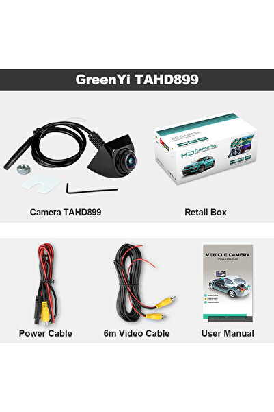 Choice كاميرا الرؤية الخلفية للسيارة AHD 1080P من GreenYi بتقنية المسار الدين...