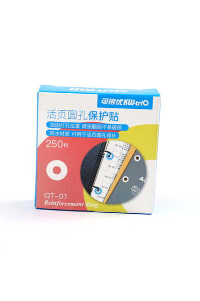 Choice transparent KW-trio Loose-Leaf Paper Hole Reinforcement Labels Round S...