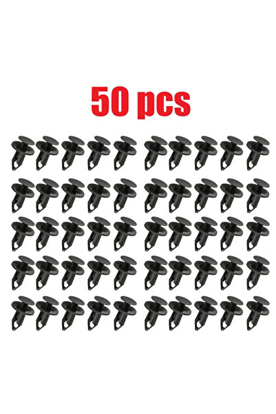Choice 50pcs 100/50PCS 8mm Car Replacement Push Pin Rivet For Car Bumper Trun...