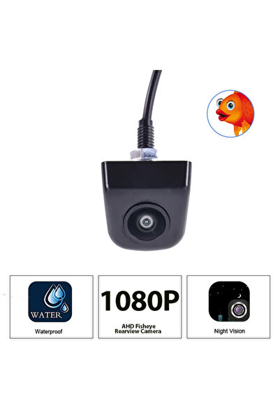 Choice كاميرا رؤية خلفية للسيارة عالمية من نوع عين السمكة بدقة 1080p AHD و 72...