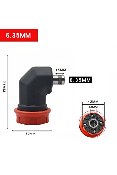 Choice b ظرف تحويل المثقاب سريع الفك لرؤوس سداسية 6.35 مم، متوافق مع المثاقب ...