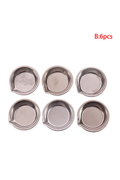 Choice مجموعة من 6 قطع من صواني طلاء معدنية ملونة لخلط وتلوين أدوات نماذج غاندام