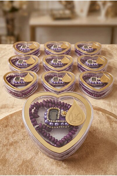 kefilhac Kalpli Kutu Taşlı Zikirmatik Ve Tesbih 10’lu Mevlüt Hac Umre Hediyesi