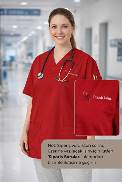 mirach Cadou special cu nume personalizat pentru medici, uniformă medicală pe...