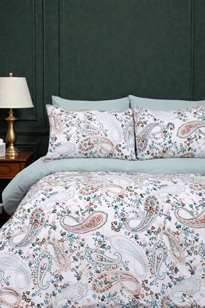 Madame Cotton طقم غطاء لحاف ملاءة جاهزة مزدوج