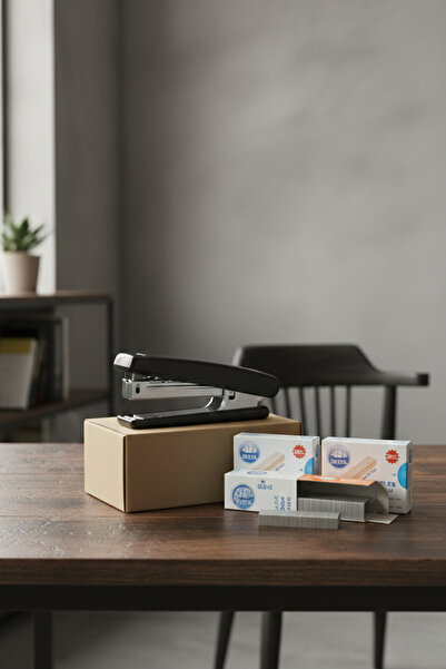 NEON PLUS Büyük Boy Tel Zımba Makinesi 24/6 ve 4000 Adet 24/6 Zımba Teli