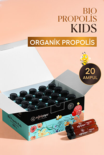 Eğriçayır Propolis Kids Organik Sertifikalı Glutensiz 1000 Mg