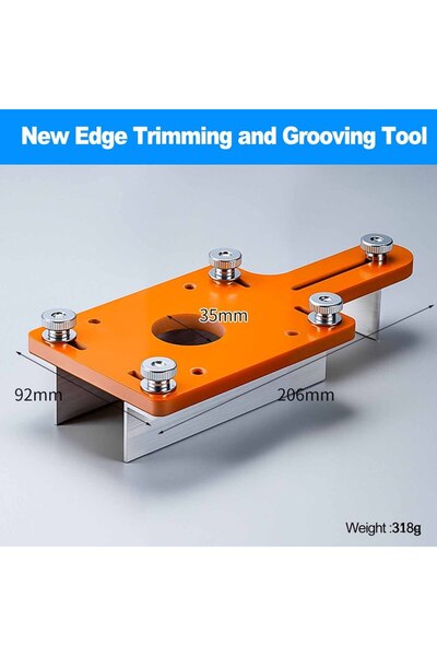 Choice جهاز توجيه خشبي من النوع B، قاعدة مشقوقة دقيقة، حامل آلة تشكيل الحواف،...