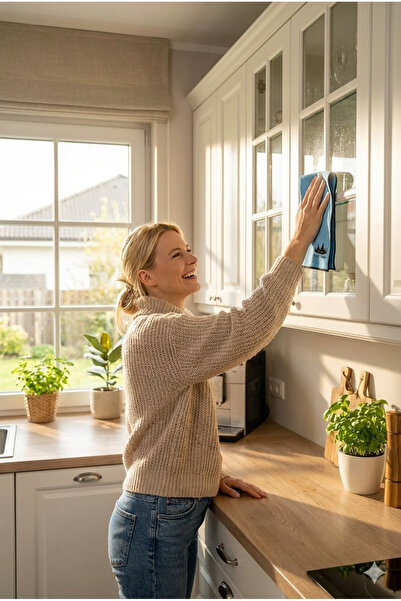 MissClean (3 Pcs) Premium Glass Cloth No Drying Required 50*70 cm Special Series