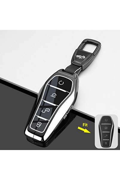 Choice Fit for BYD B3-with Buckle Zinc Alloy Car Remote Key Case Cover for BY...
