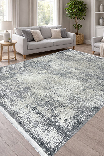 ünalcarpet 4 Metrekare - 6 Metrekare Bambu Tarz Modern Dokuma Salon Oturma Od...