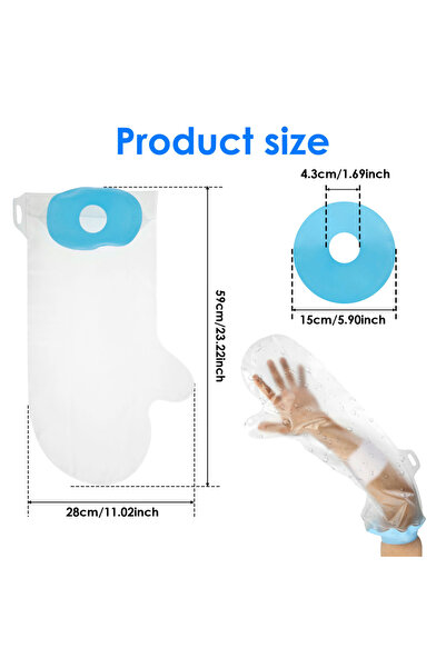 Choice Long arm style Arm Cast Cover Waterproof Shower Bandage and Cast Prote...