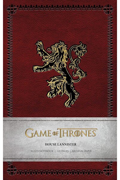 Hype Store Game of Thrones: House Lannister Ruled Notebook