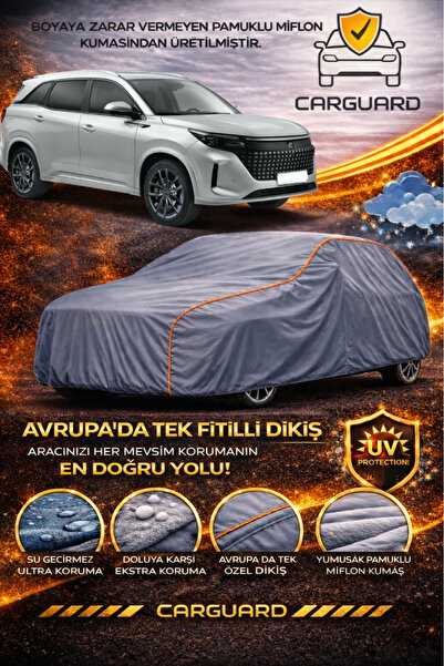 CarGuard غطاء خيمة السيارة من القماش المشمع المتوافق مع DFSK E5، غطاء خيمة ال...