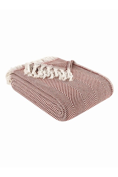 Hype Store Carden Pamuklu Kaymaz Koltuk Örtüsü Desenli 200x230 Cm Kanepe Çeky...