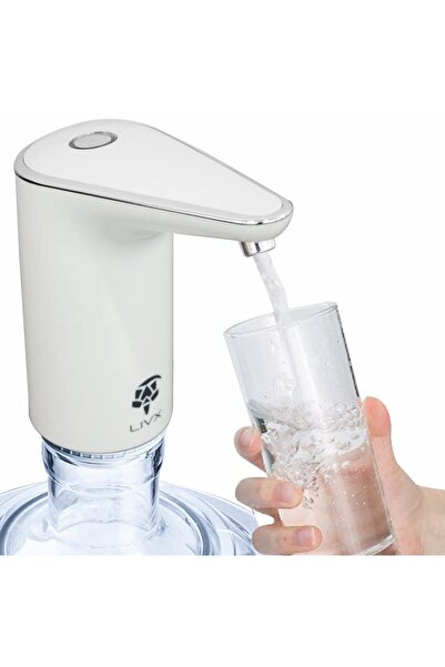 Hype Store Şarjlı Damacana Su Pompası Yeni Nesil Otomatik Gümüş XHB-060