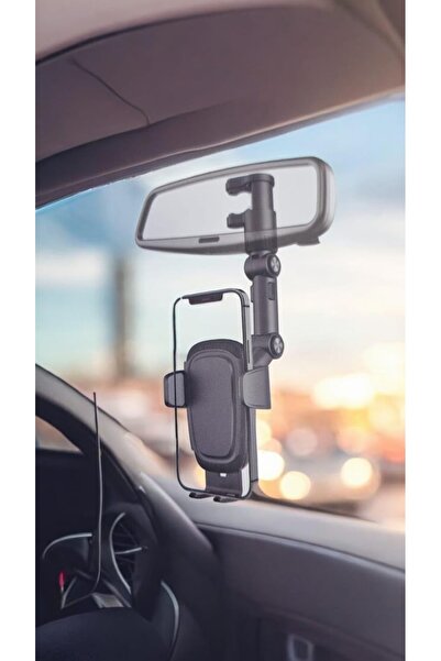 Hype Store Rearview Mirror Car Mobile Phone Holder, 360-Degree Rotatable Rear...