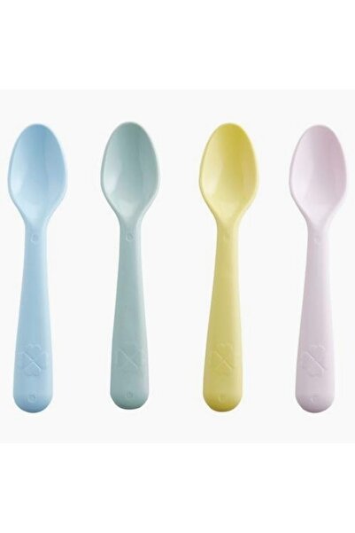 Hype Store 4-piece baby feeding spoon set - assorted colors