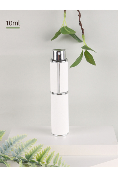 Choice زجاجة جلد جلد بيضاء دوارة سعة 10 مل، عبوة سفر فارغة قابلة لإعادة التعب...