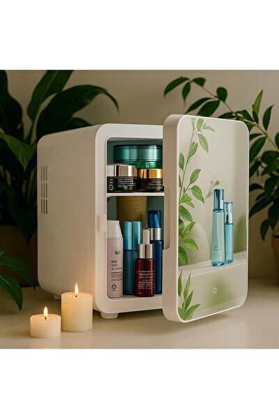 Hype Store Mioji 212 4L LED Işıklı Kozmetik Makyaj Krem Sıcak ve Soğuk Ayarlı...