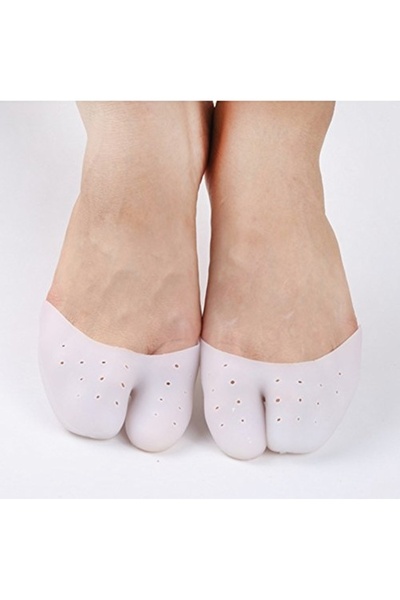 Hype Store Silikon Tabanlık Jel Bale Çorabı Sivri Burun Ayakkabı Parmak Koruy...