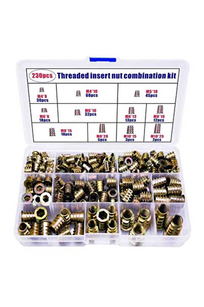 Choice طقم أدوات تركيب صواميل ملولبة مكون من 230 قطعة (50/130/230 قطعة) للأثا...