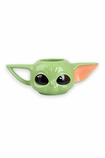 Senon Sevimli 3D Baby Yoda Seramik Özel Kupa Yoda Kupa 300 ML