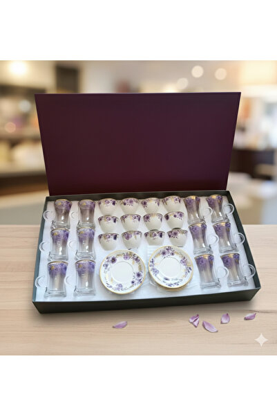 Generic طقم ضيافة عصري يتضمن فناجين قهوة – تصميم أنيق يجمع بين الفخامة والبساطة.